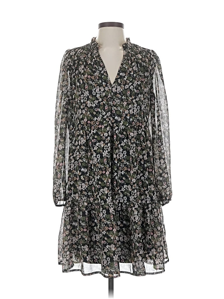 Pre-owned Time And Tru Casual Dress In Black