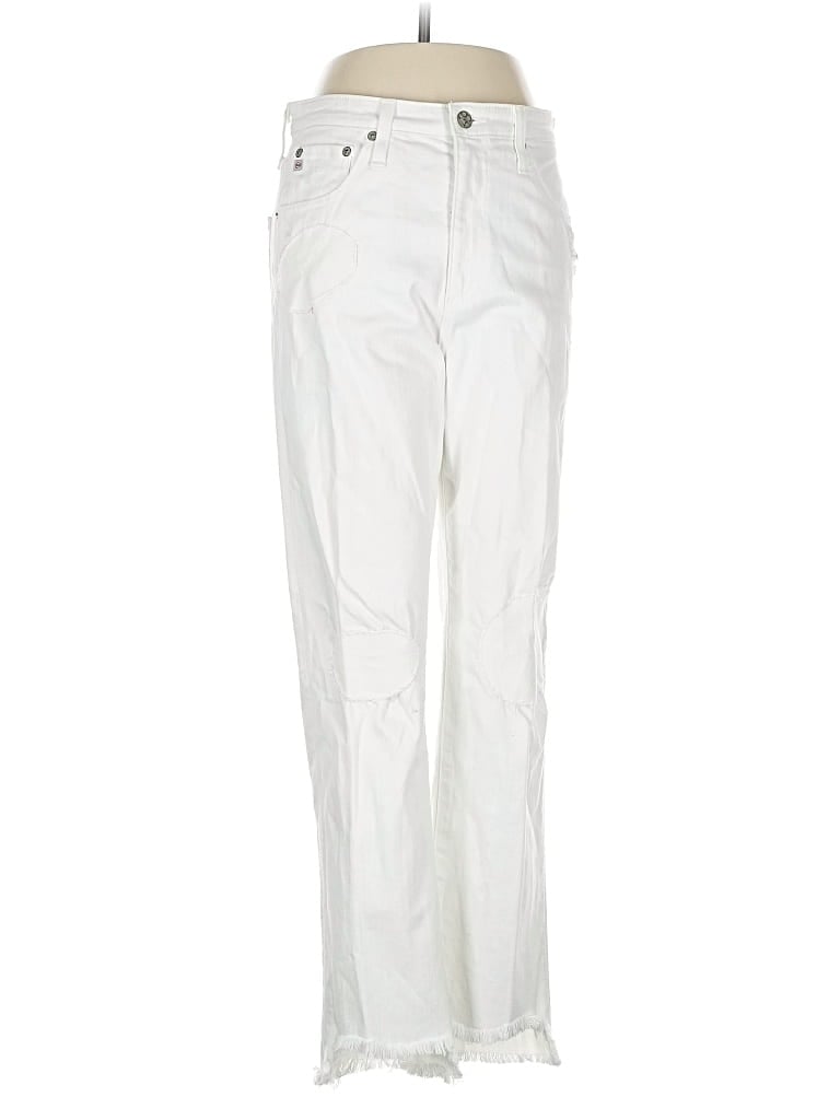 Pre-owned Adriano Goldschmied Jeans In White