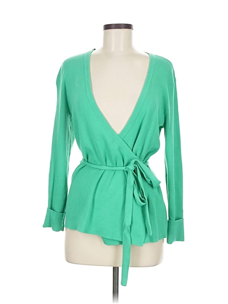 Pre-owned Cabi 3/4 Sleeve T-shirt In Green