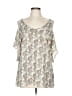 Belle + Sky 100% Polyester Ivory 3/4 Sleeve Blouse Size L - photo 1