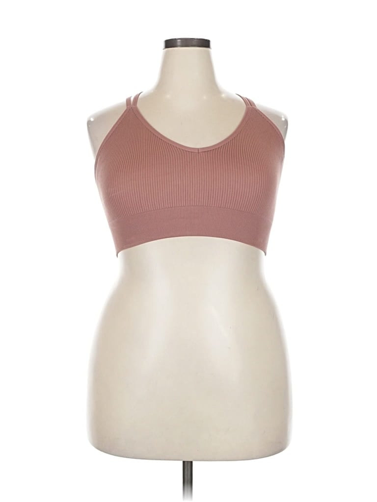 Pre-owned Aerie Sports Bra In Brown