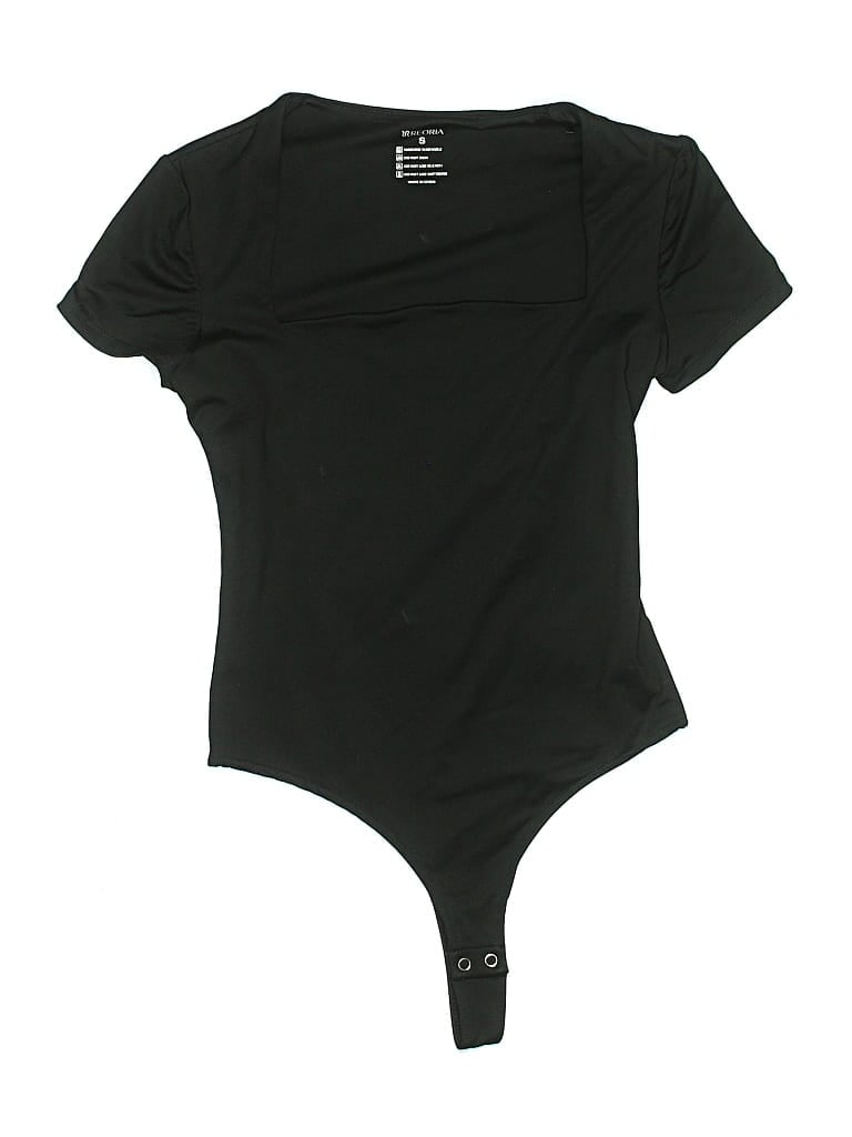 Pre-owned Reoria Bodysuit In Black