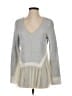 Amadi 100% Cotton Gray Pullover Sweater Size S - photo 1