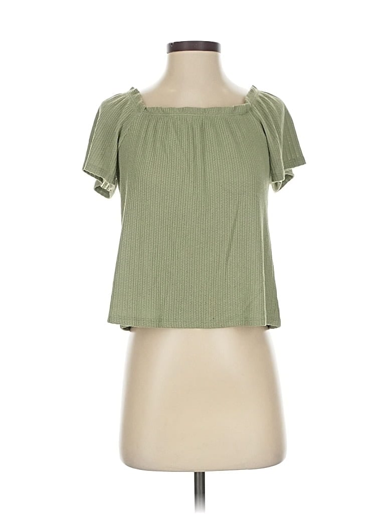 Pre-owned Papermoon Short Sleeve T-shirt In Green