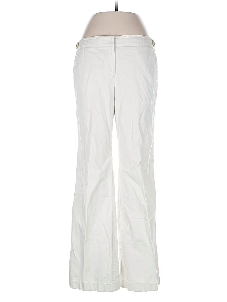 Pre-owned Ann Taylor Casual Pants In White