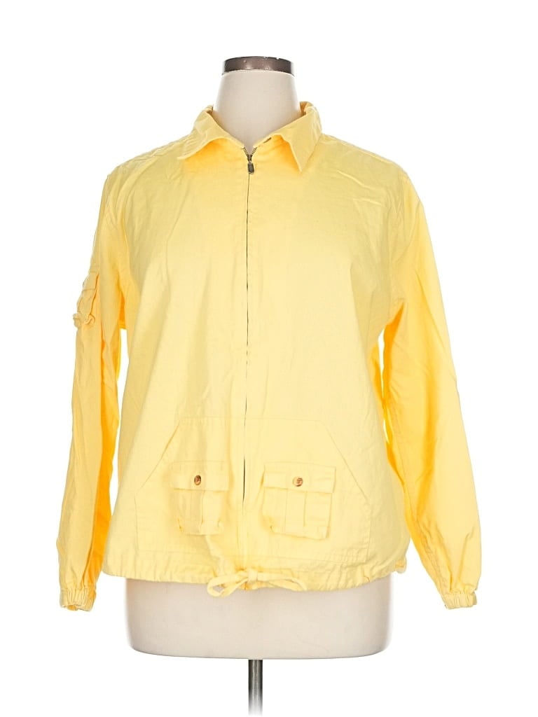 Pre-owned Cj Banks Raincoat In Yellow
