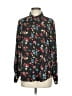 Laundry by Shelli Segal 100% Polyester Floral Black Long Sleeve Blouse Size S - photo 1