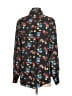 Laundry by Shelli Segal 100% Polyester Floral Black Long Sleeve Blouse Size S - photo 2