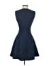 BCBGMAXAZRIA Paisley Blue Cocktail Dress Size 0 - photo 2
