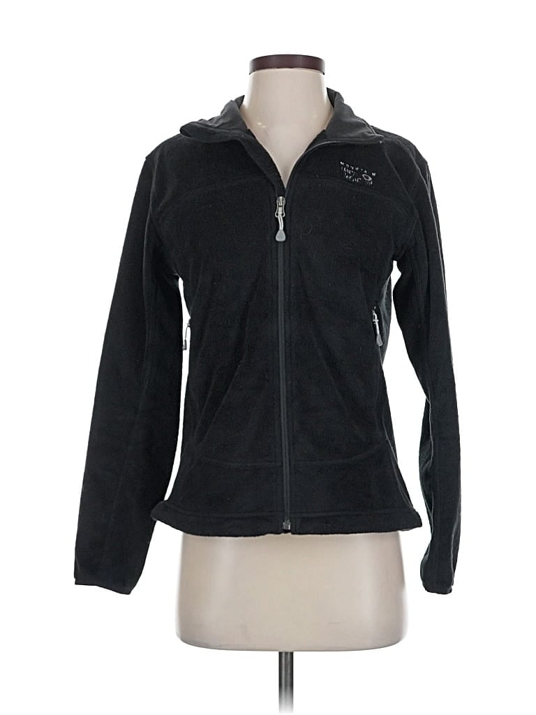 Pre-owned Mountain Hardwear Zip Up Hoodie In Black