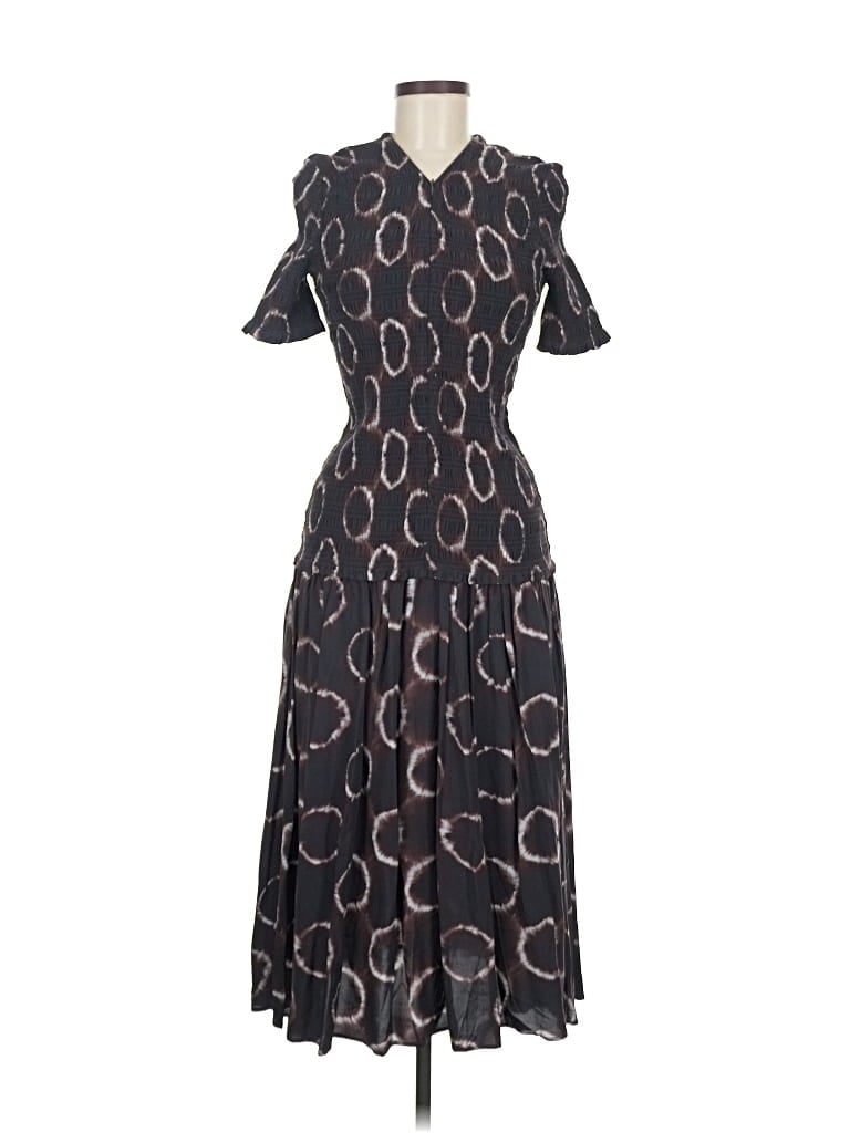 Pre-owned Proenza Schouler White Label Casual Dress In Gray