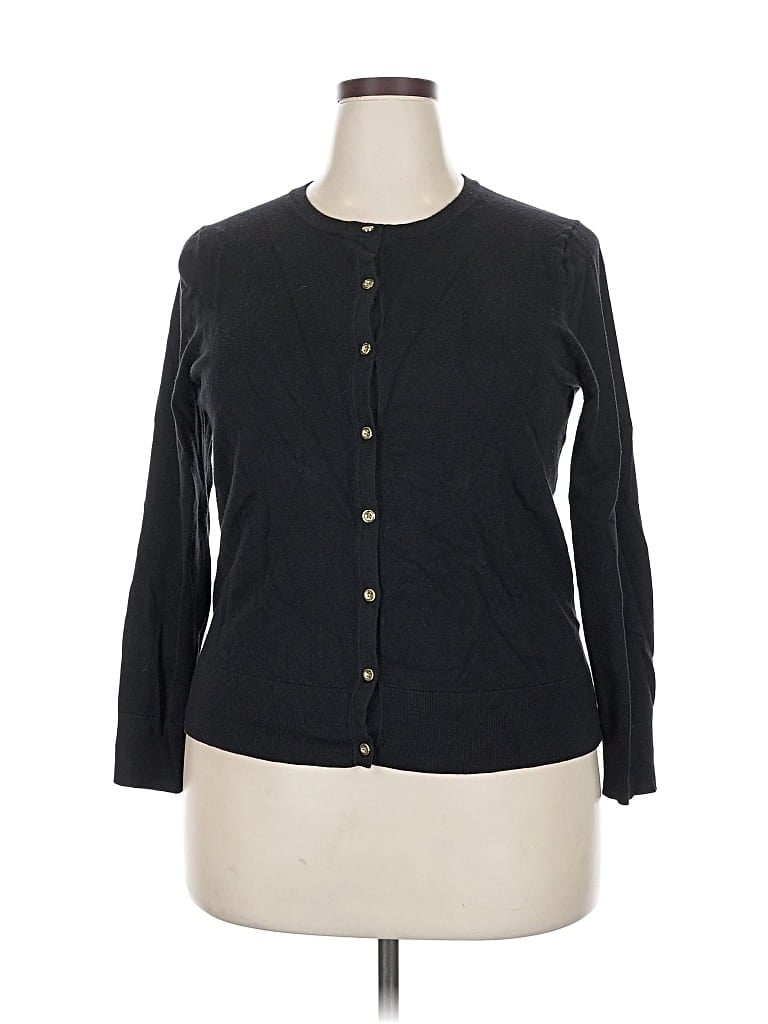 Pre-owned Charter Club Cardigan Sweater In Black