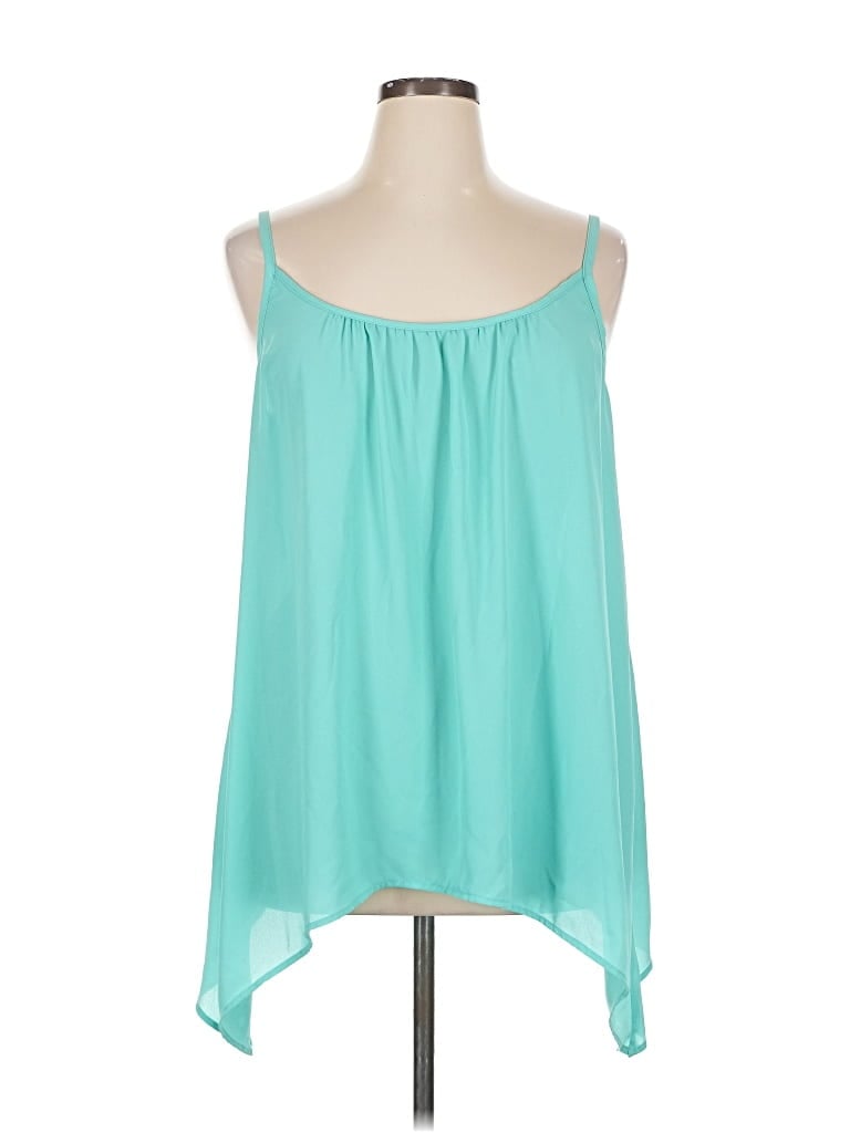 Pre-owned Torrid Sleeveless Blouse In Blue