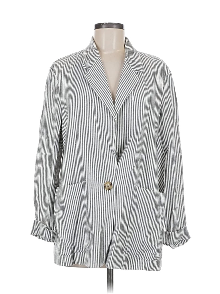 Pre-owned A New Day Blazer Jacket In Gray