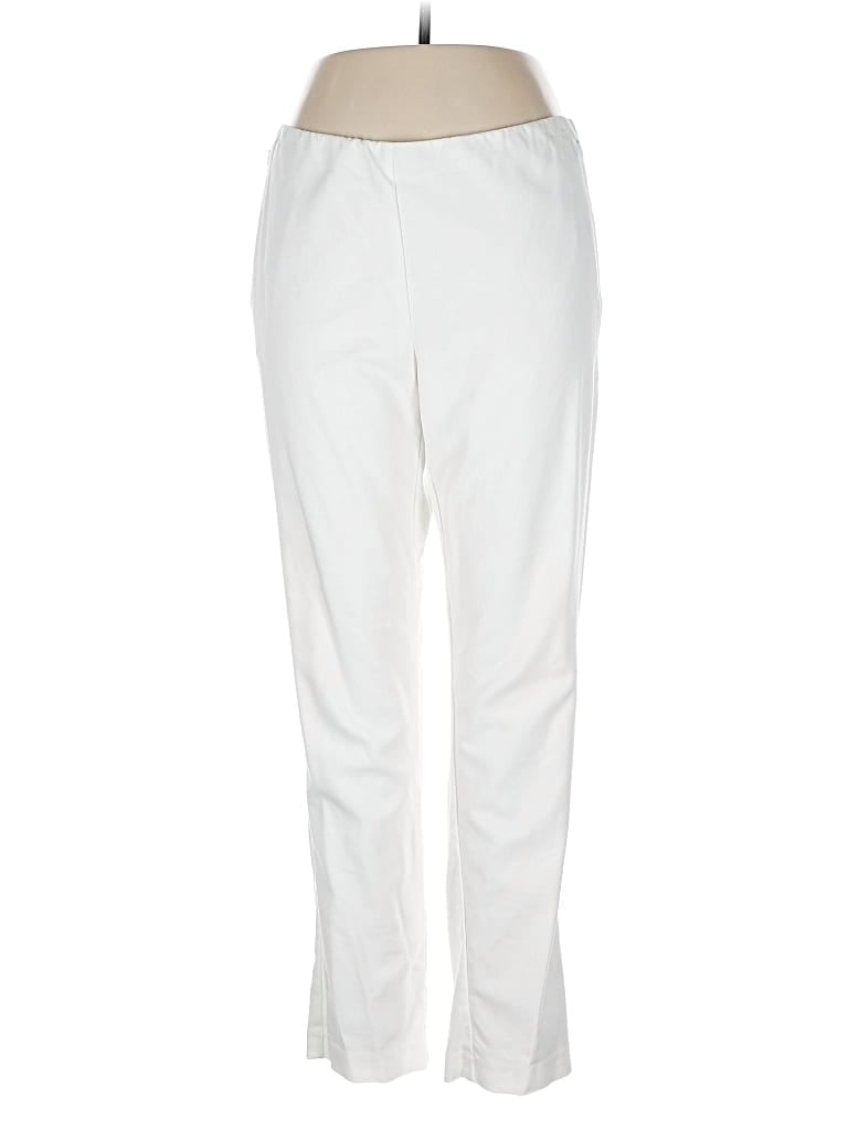 Pre-owned Jjill Casual Pants In White