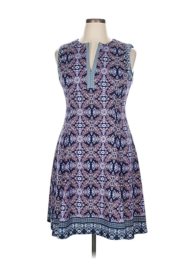 Pre-owned Liz Claiborne Casual Dress In Blue