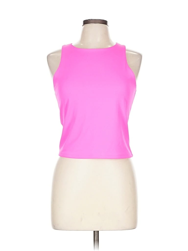 Express Tank Top Pink Halter Neckline Tops In Pink