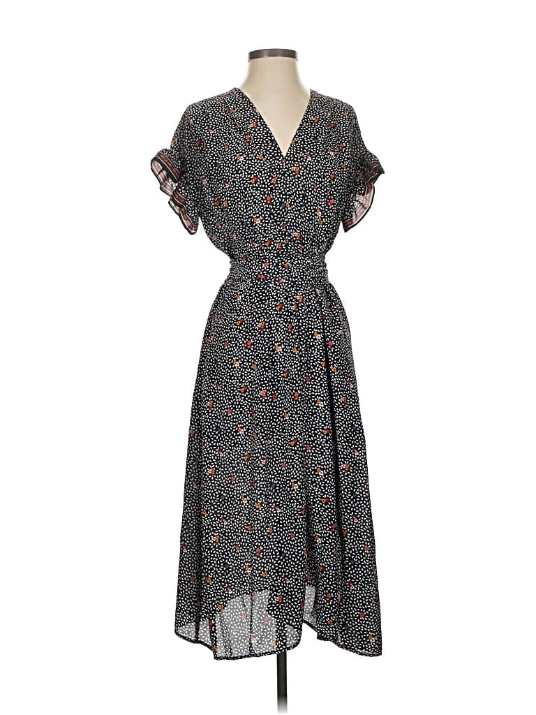 Pre-owned Max Studio Casual Dress In Gray