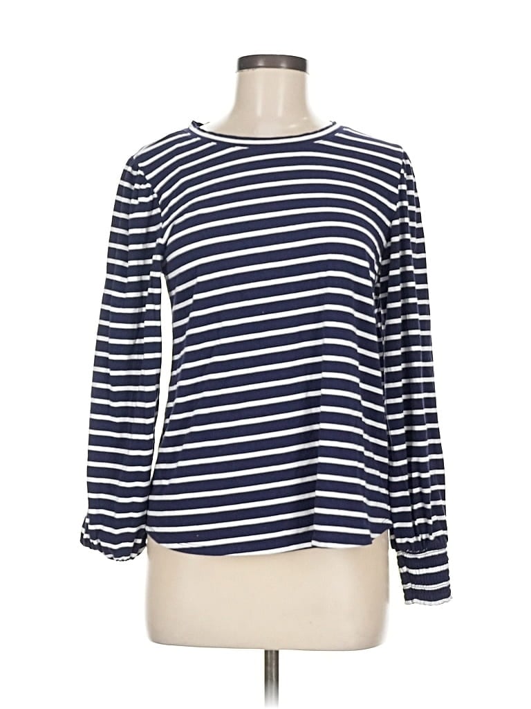 Pre-owned Lc Lauren Conrad Long Sleeve T-shirt In Blue