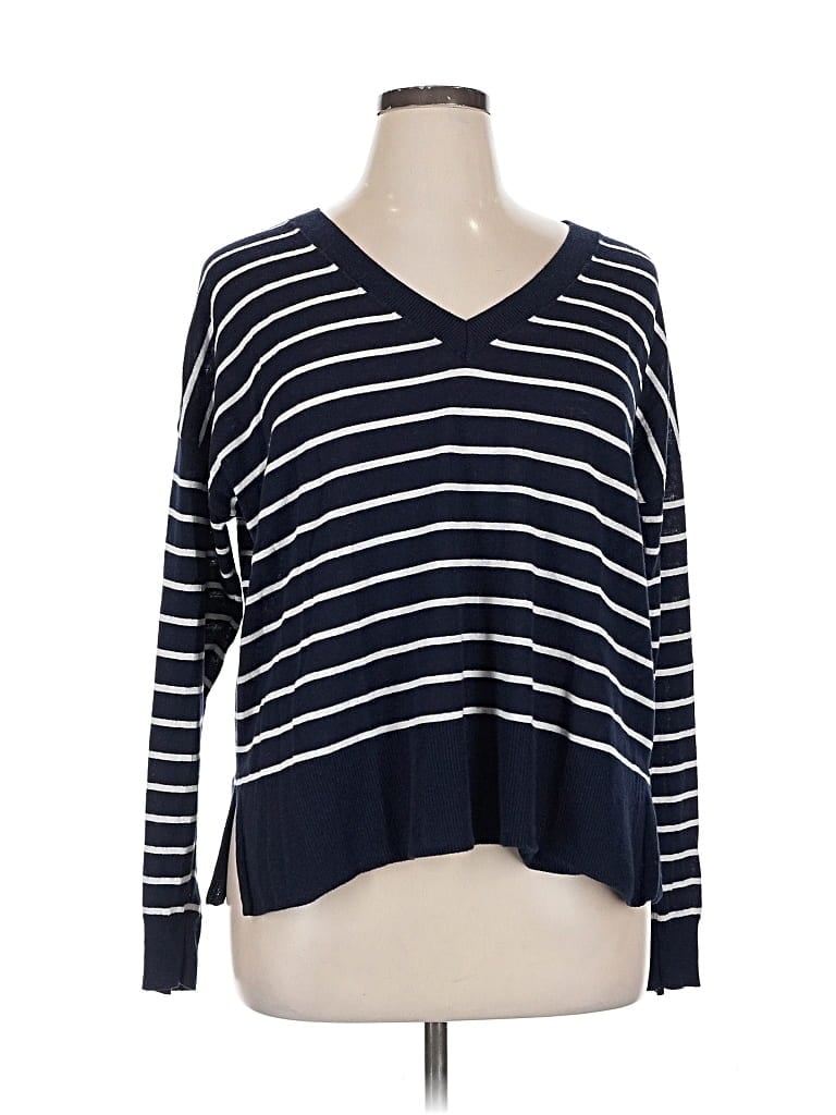 Pre-owned Gap Long Sleeve T-shirt In Blue