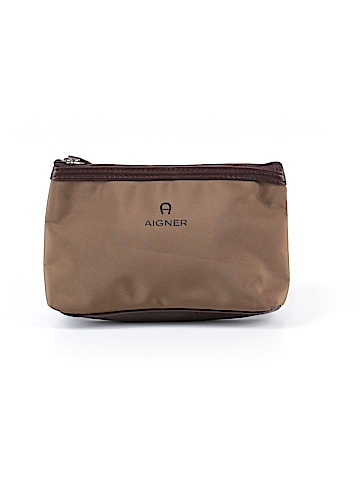 Etienne Aigner Solid Brown Makeup Bag One Size 76 off ThredUp