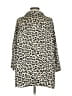 Zara Basic Animal Print Ivory 3/4 Sleeve Blouse Size S - photo 2