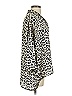 Zara Basic Animal Print Ivory 3/4 Sleeve Blouse Size S - photo 4