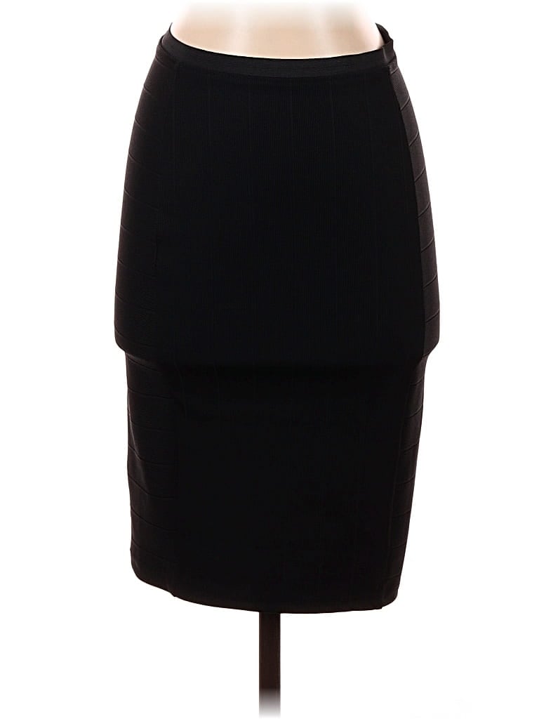 Pre-owned Zara W&b Collection Formal Skirt In Black