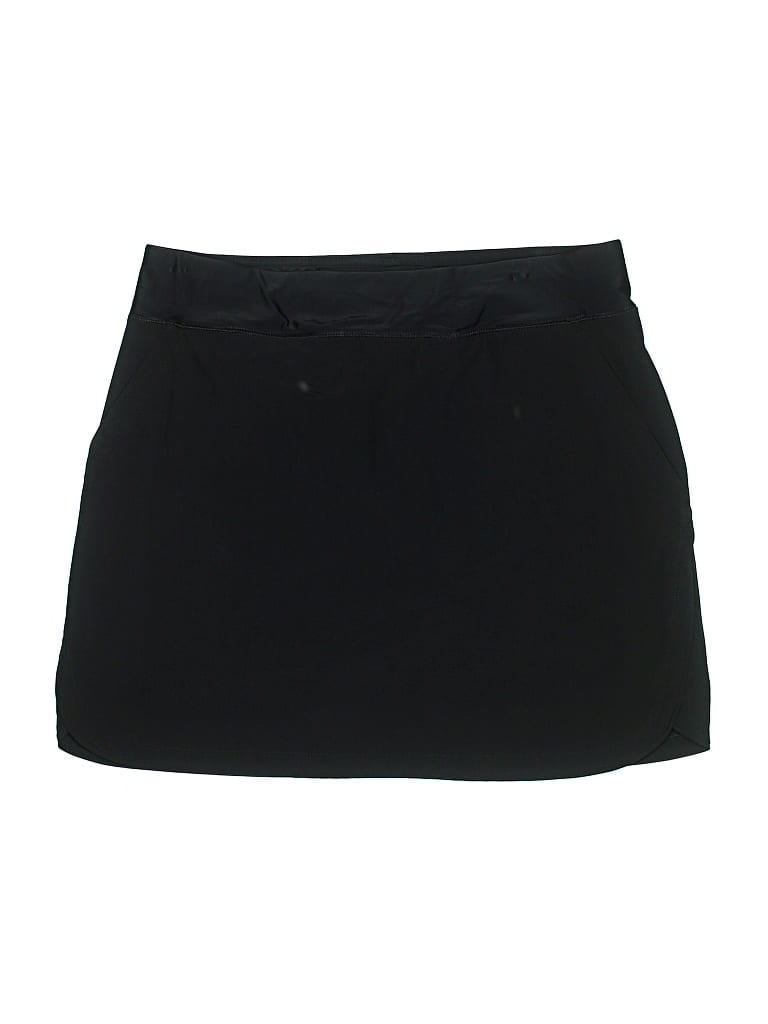 Pre-owned Lands' End Active Skort In Black
