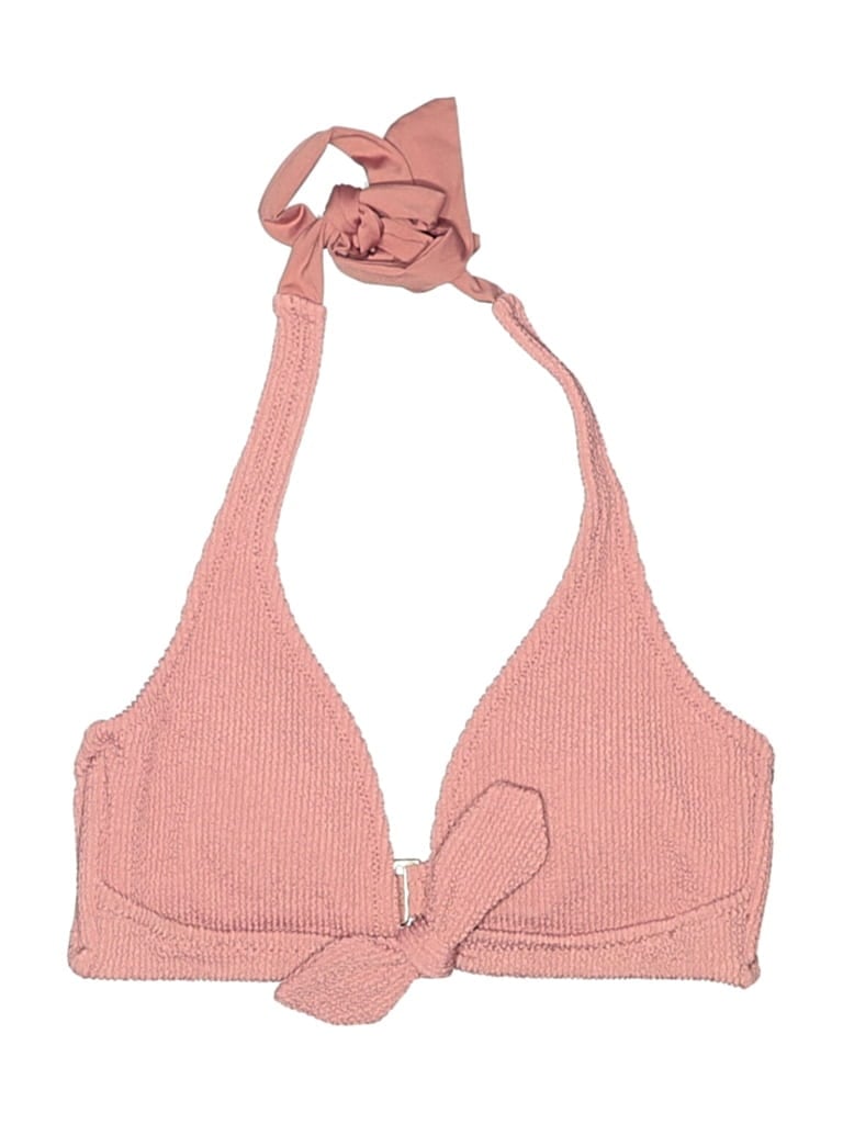 Pre-owned Kona Sol Swimsuit Top Pink Swimwear