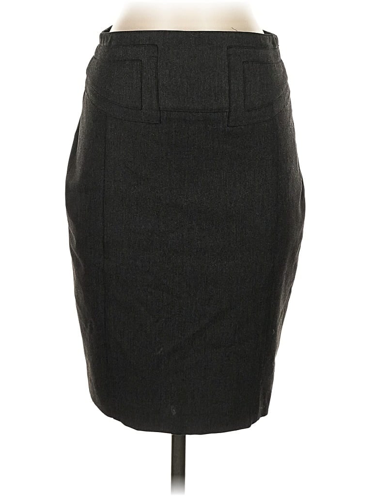 Pre-owned Express Formal Skirt In Gray