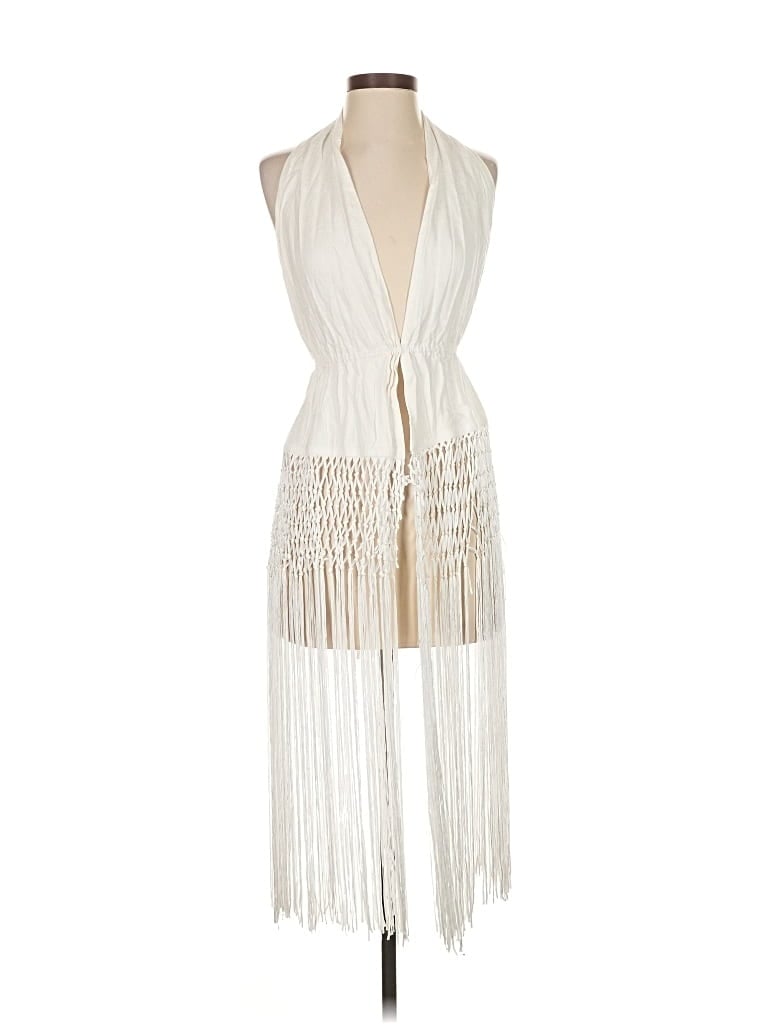 Pre-owned Zara Kimono In White