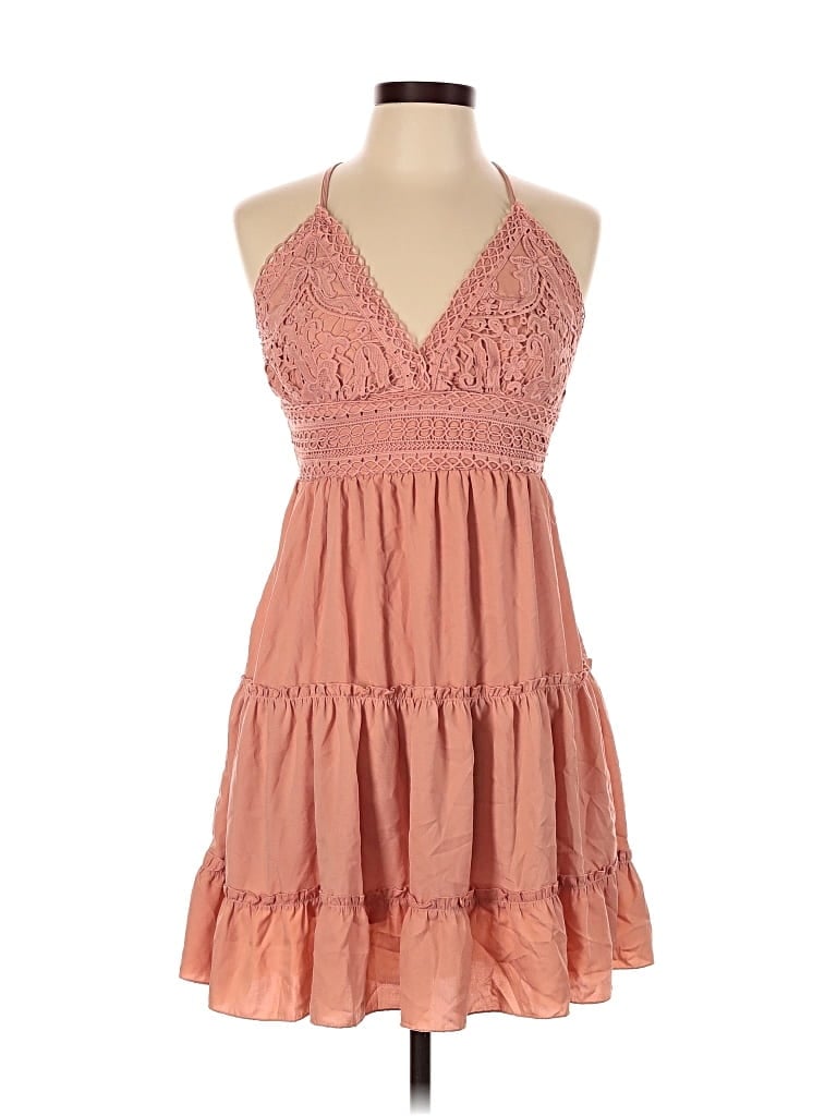 Pre-owned Ecowish Casual Dress In Pink