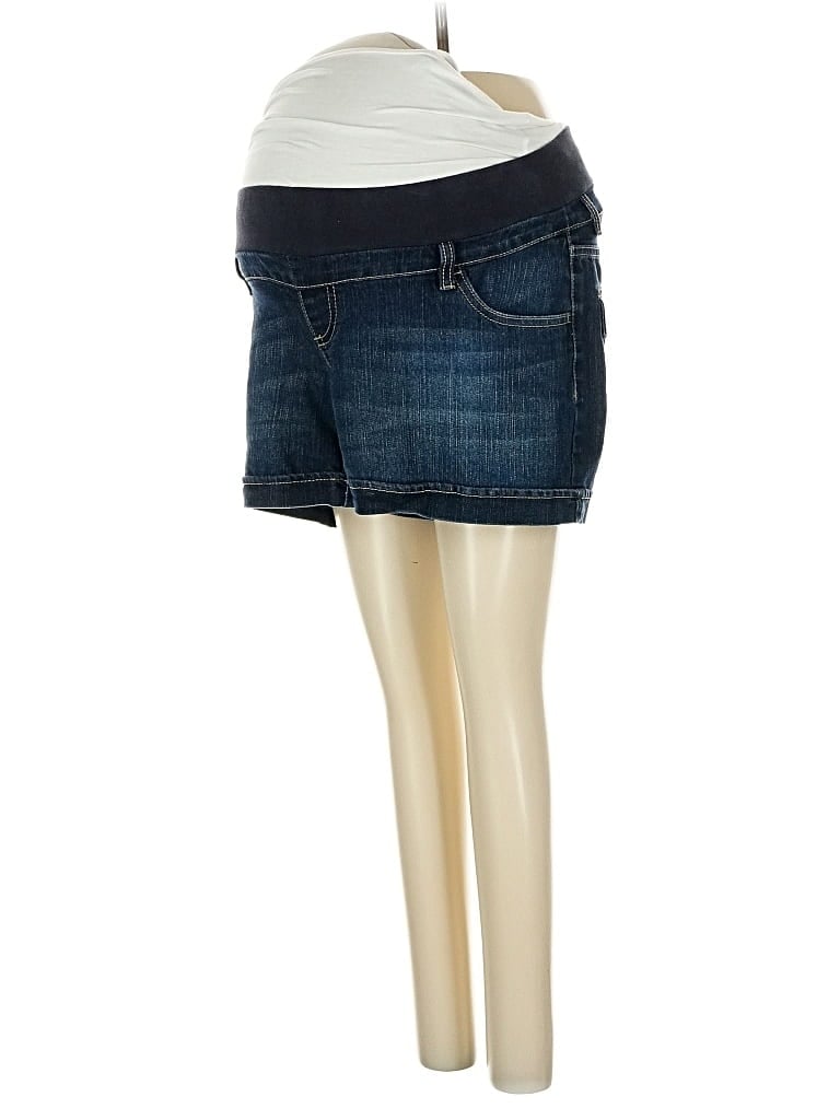 Pre-owned Oh Baby By Motherhood Denim Shorts In Blue