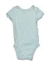 Carter's 100% Cotton Polka Dots Teal Short Sleeve Onesie Size Newborn - photo 1