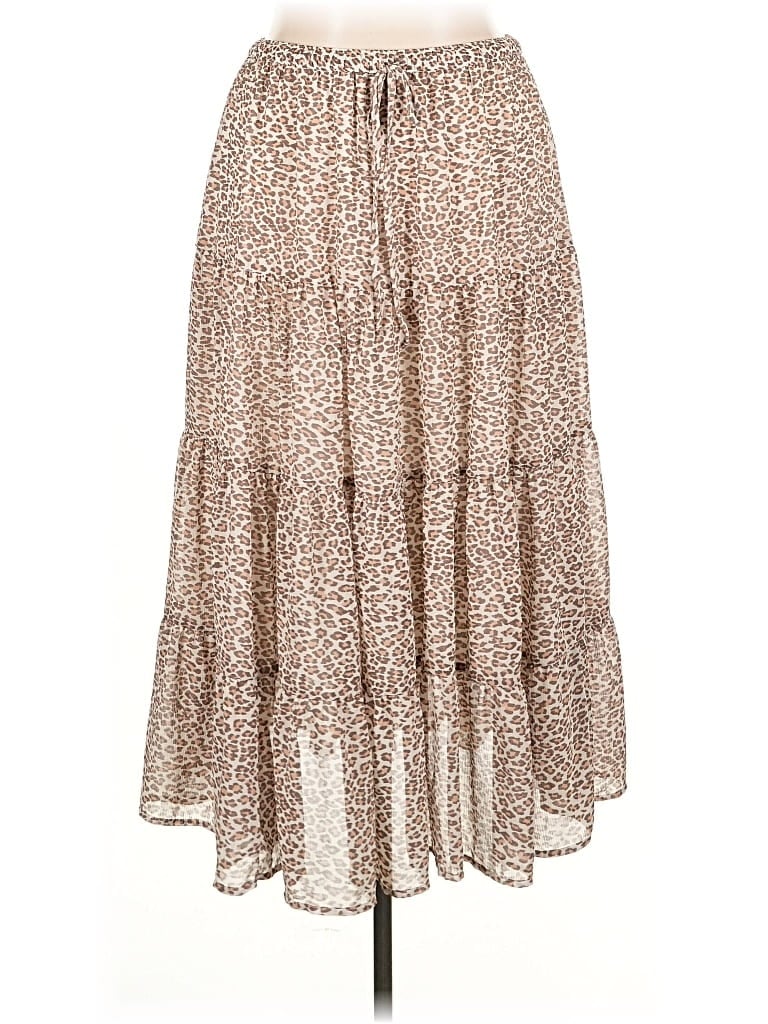 Pre-owned Aerie Casual Skirt In Brown