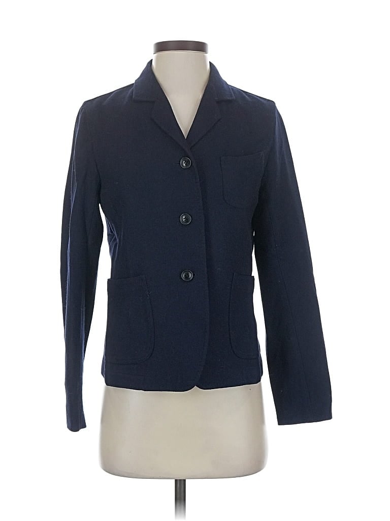 Pre-owned Ines De La Fressange For Uniqlo Blazer Jacket In Blue