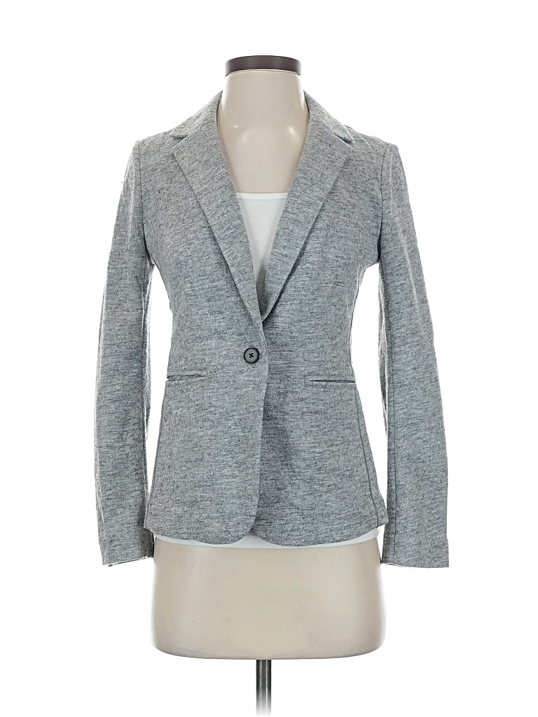 Pre-owned Banana Republic Blazer Jacket In Gray