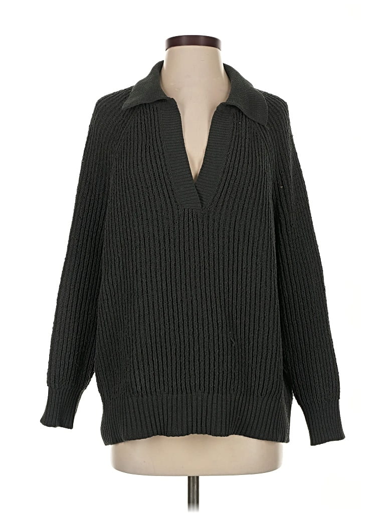 Pre-owned Aerie Pullover Sweater In Gray