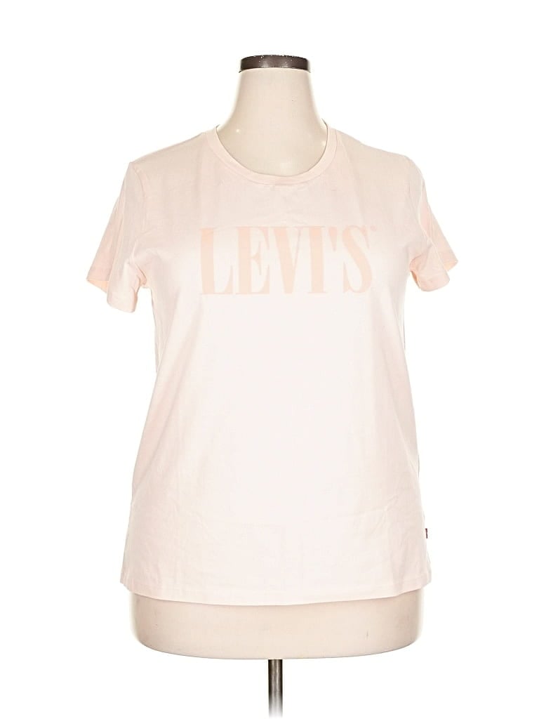 Pre-owned Levi's Short Sleeve T-shirt In White