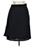Max Mara 100% Cupro Solid Black Casual Skirt Size 8 - photo 1