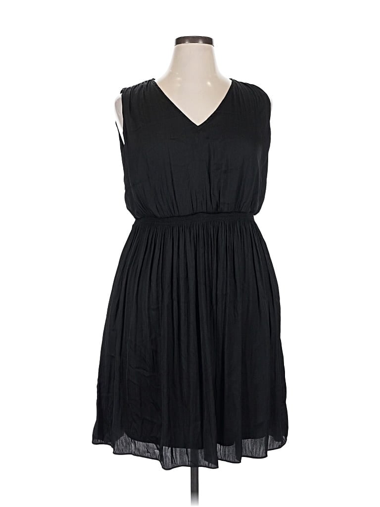 Pre-owned Simply Vera Vera Wang Casual Dress In Black