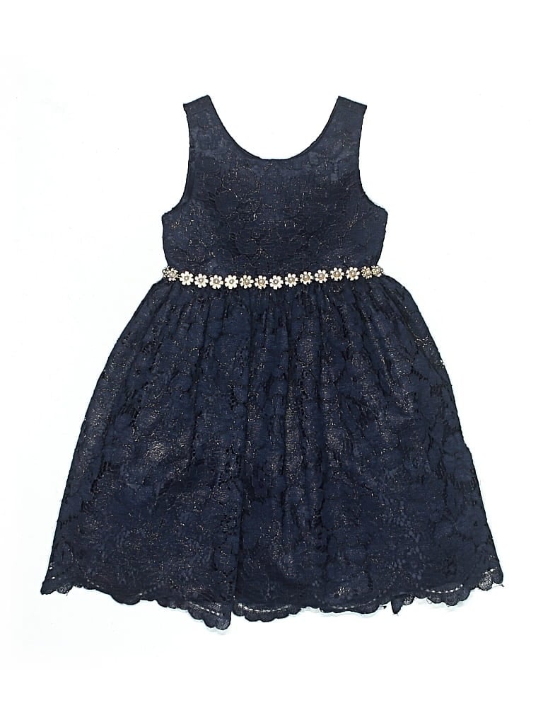 Pre-owned American Princess Kids' Dress In Blue