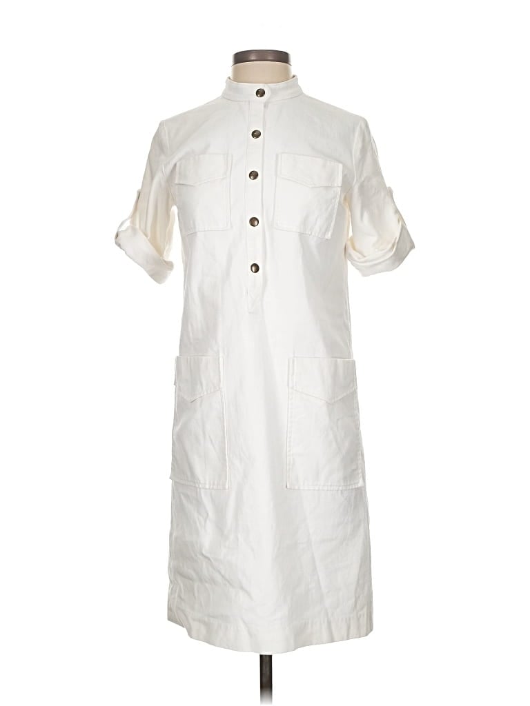 Pre-owned Emerson Fry Casual Dress In White