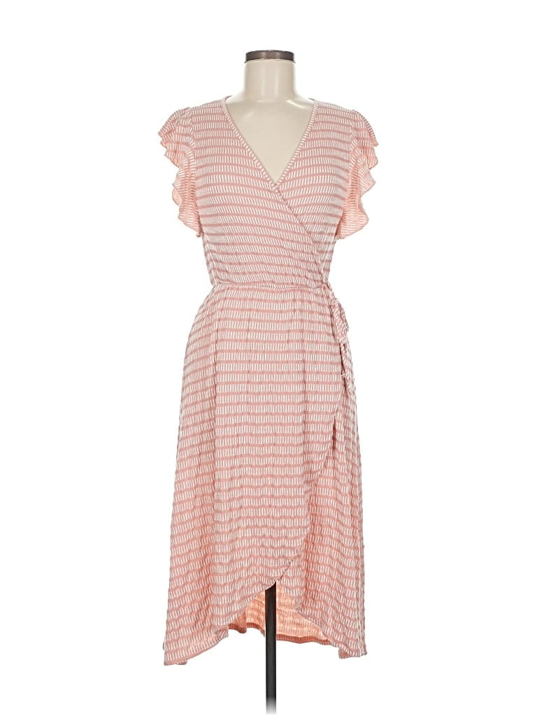 Pre-owned Caution To The Wind Casual Dress In Pink