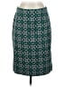J.Crew 100% Polyester Print Green Formal Skirt Size 4 - photo 1