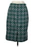 J.Crew 100% Polyester Print Green Formal Skirt Size 4 - photo 2