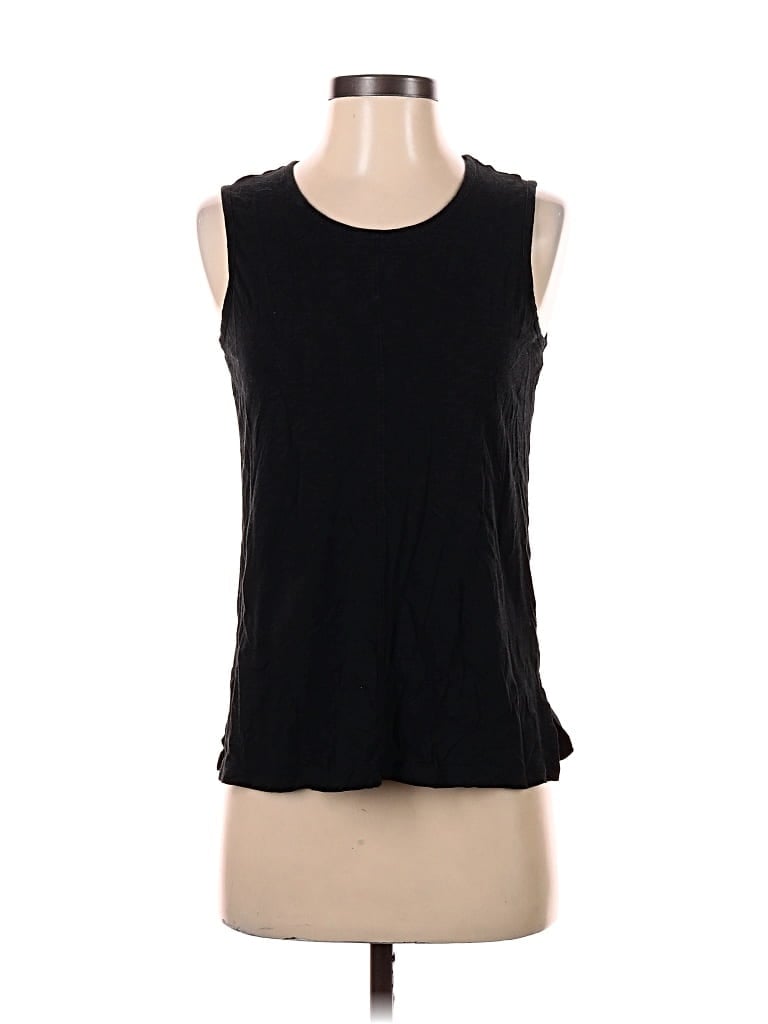 Pre-owned Sigrid Olsen Sleeveless T-shirt In Black