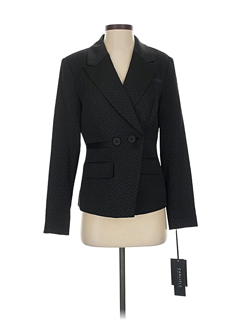 Pre-owned Carlisle Blazer Jacket In Black