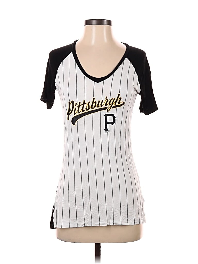 Pre-owned Genuine Merchandise By Team Athletics Short Sleeve T-shirt In White